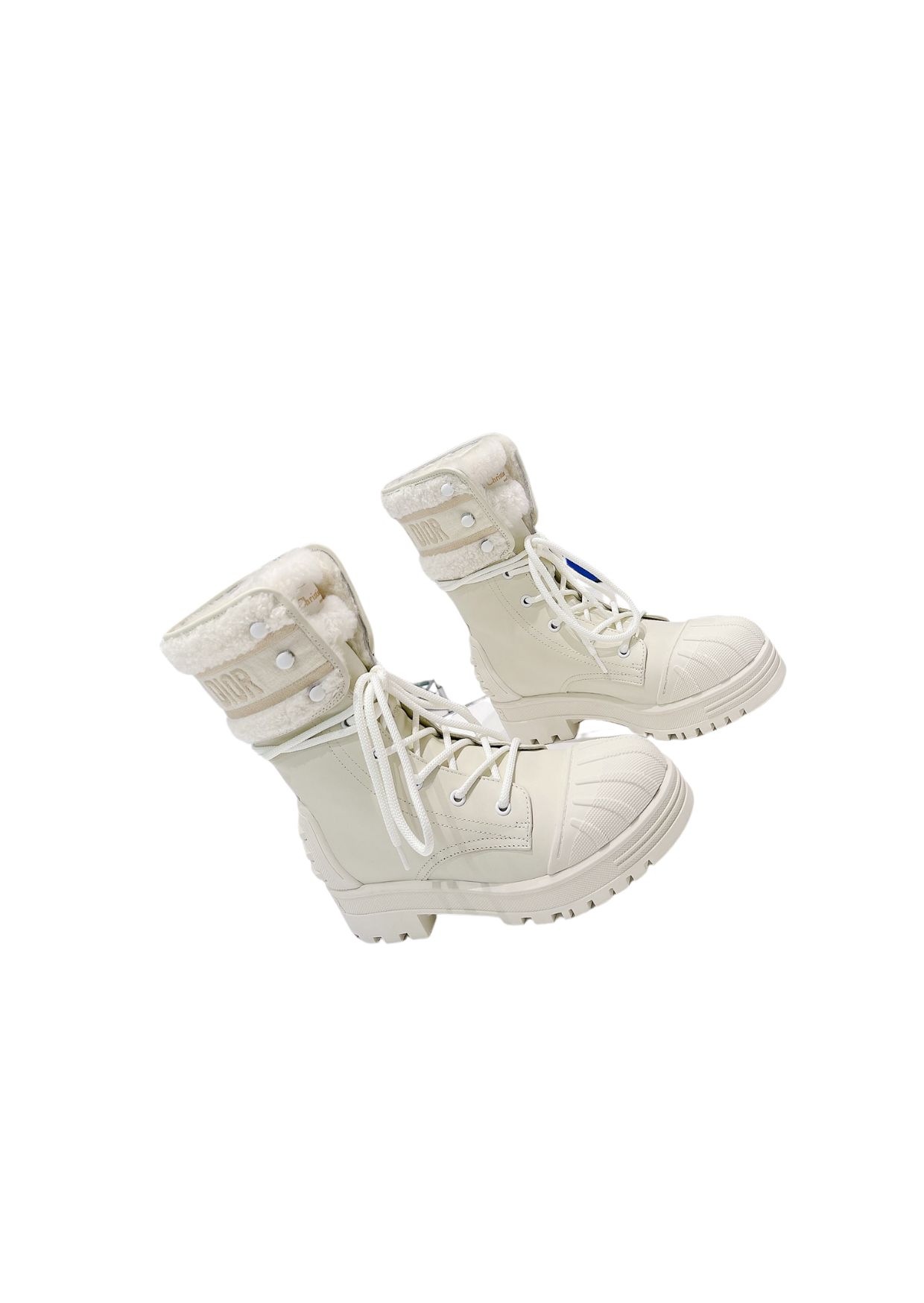 Dior CD D-Major Ankle Boots White For Women