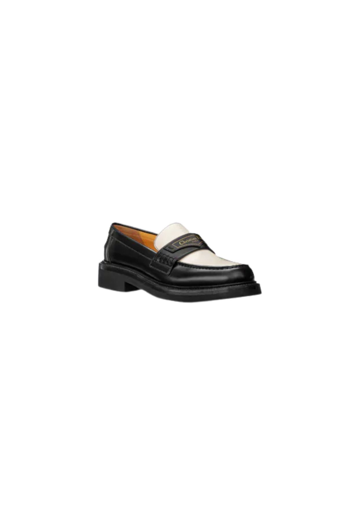Dior CD Dior Boy Loafer Black And White For Women KDB759ACA_S11X