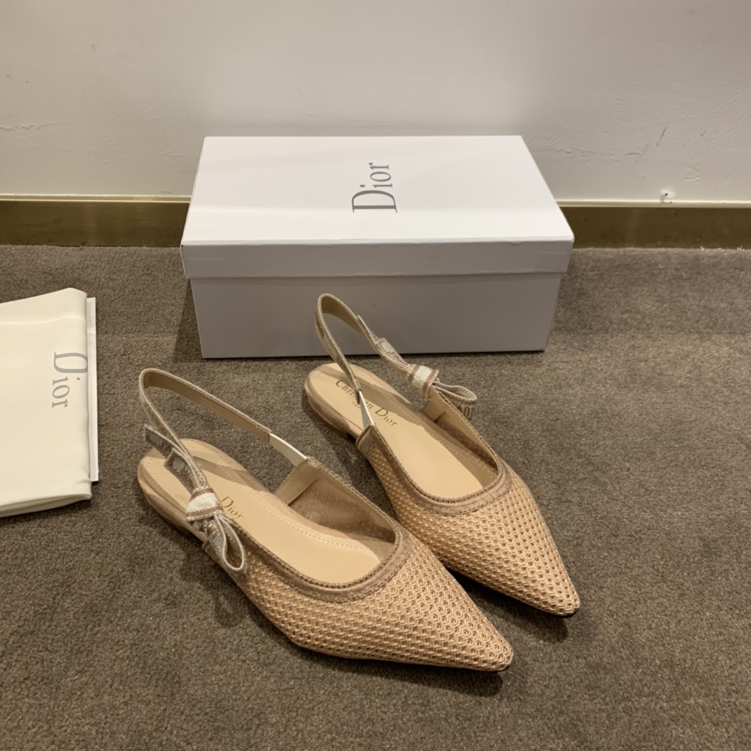 Dior CD J’Adior Slingback Pump Beige For Women 0.6 in / 1.5 cm