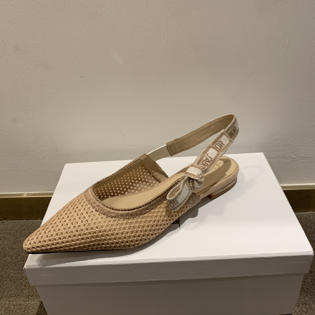 Dior CD J’Adior Slingback Pump Beige For Women 0.6 in / 1.5 cm