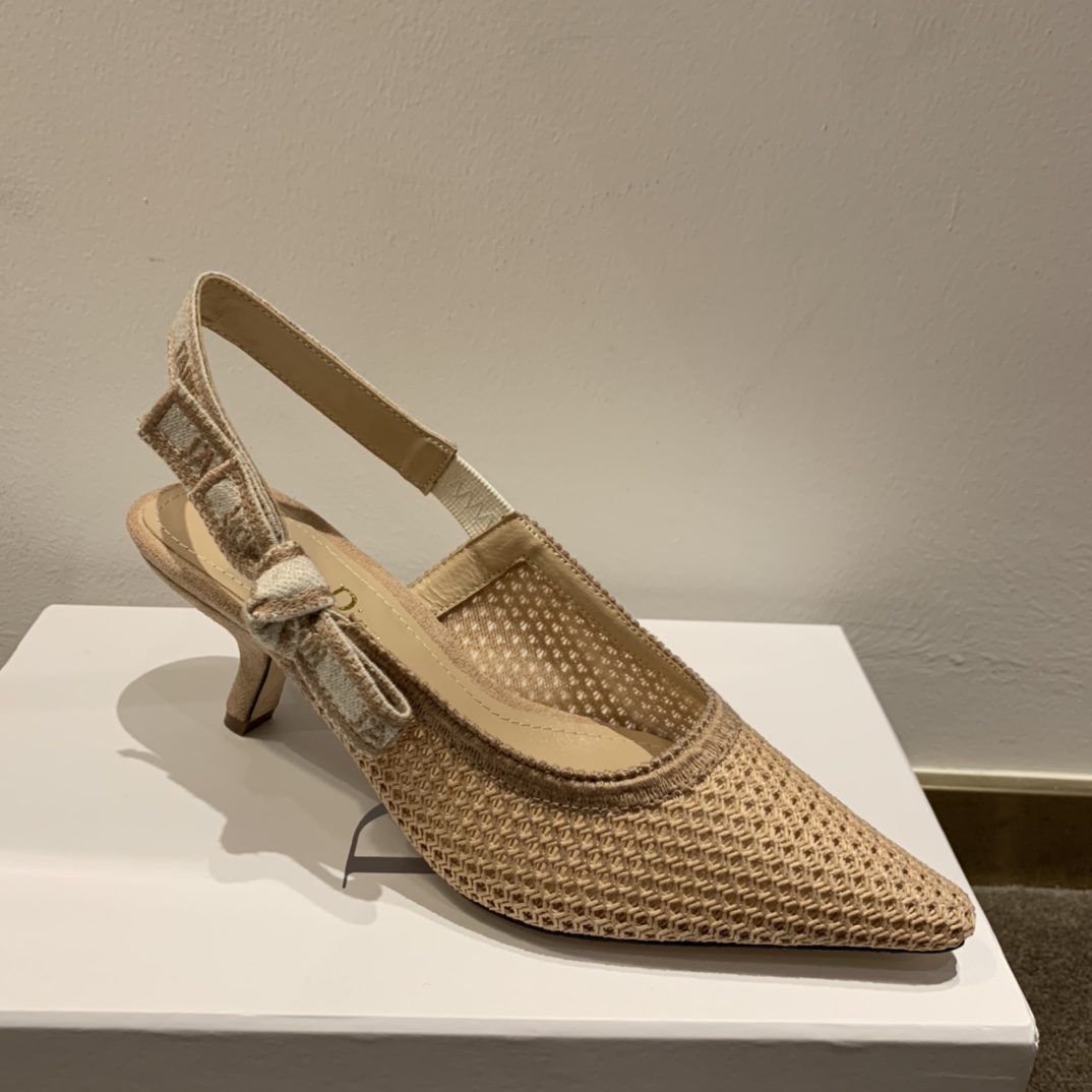 Dior CD J’Adior Slingback Pump Beige For Women 2.6 in / 6.5 cm