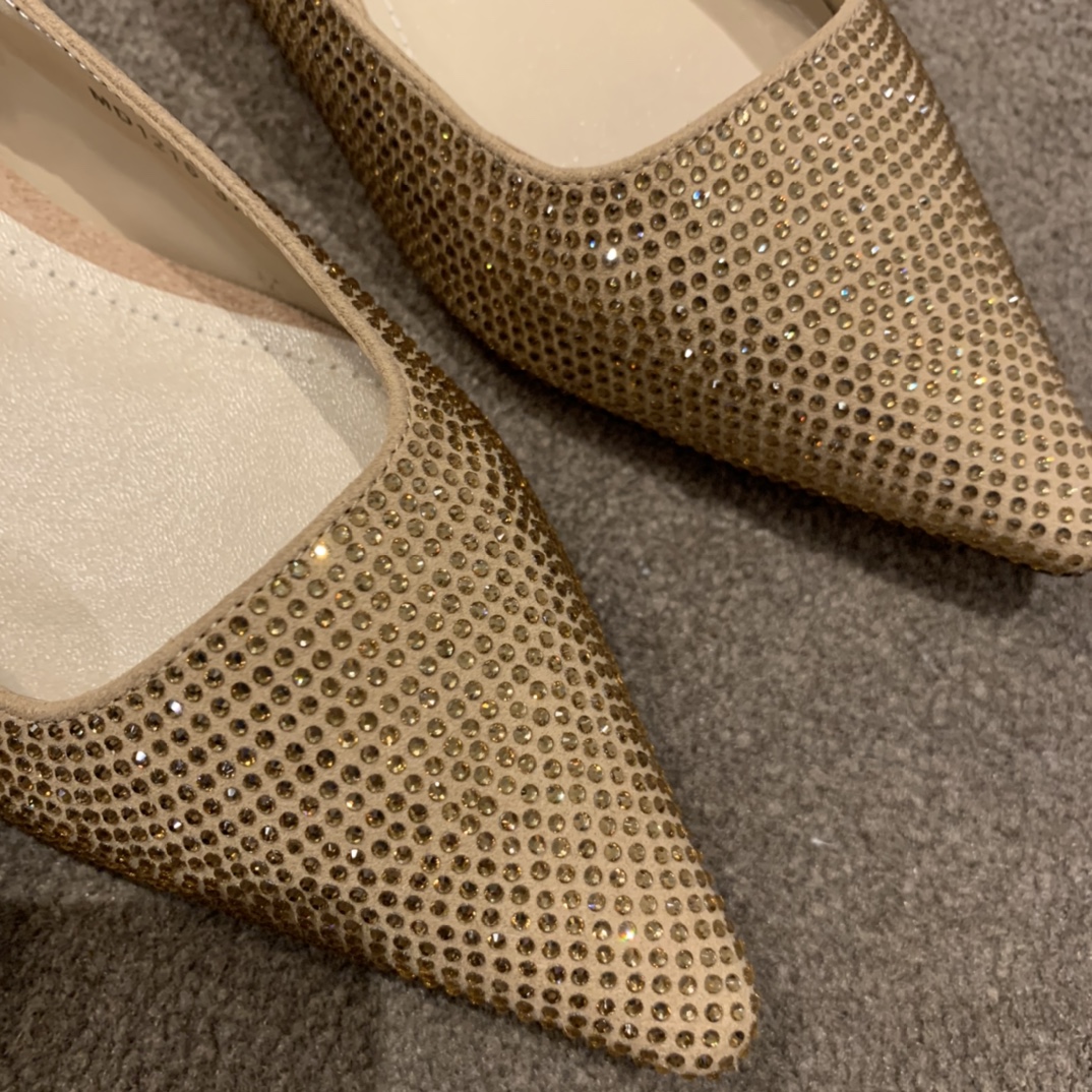 Dior CD J’Adior Slingback Pump Gold For Women 0.6 in / 1.5 cm