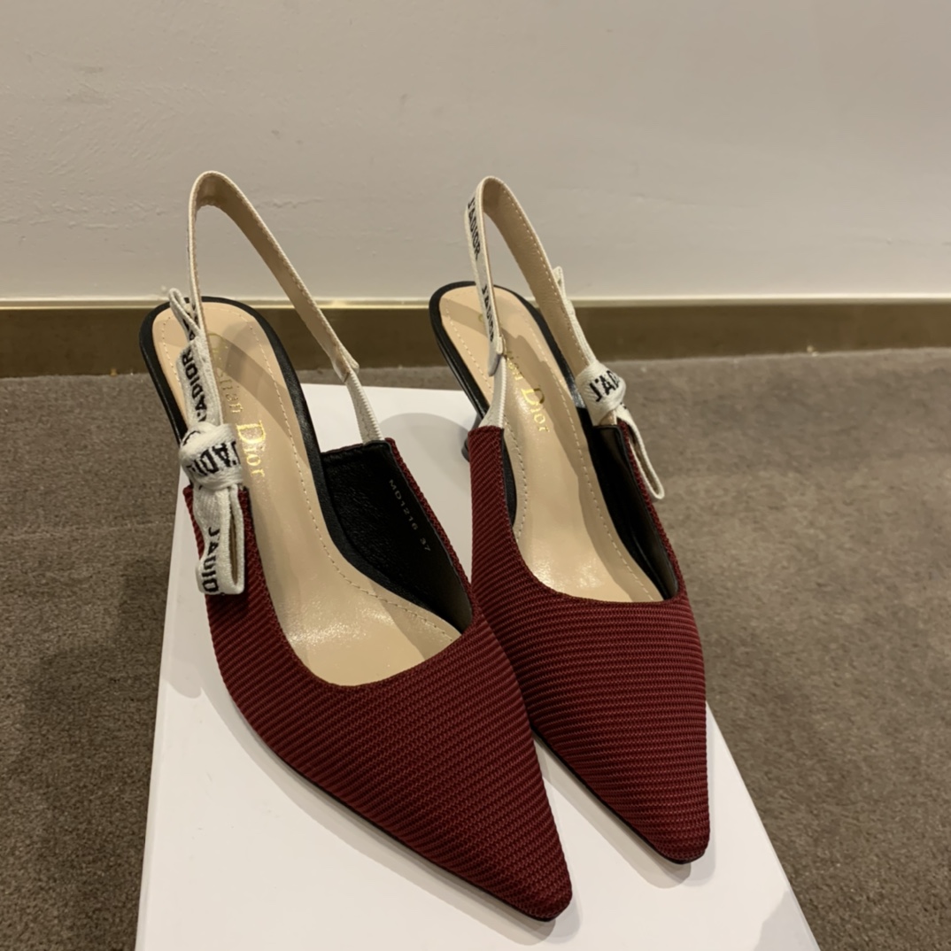 Dior CD J’Adior Slingback Pump Red For Women 2.6 in / 6.5 cm