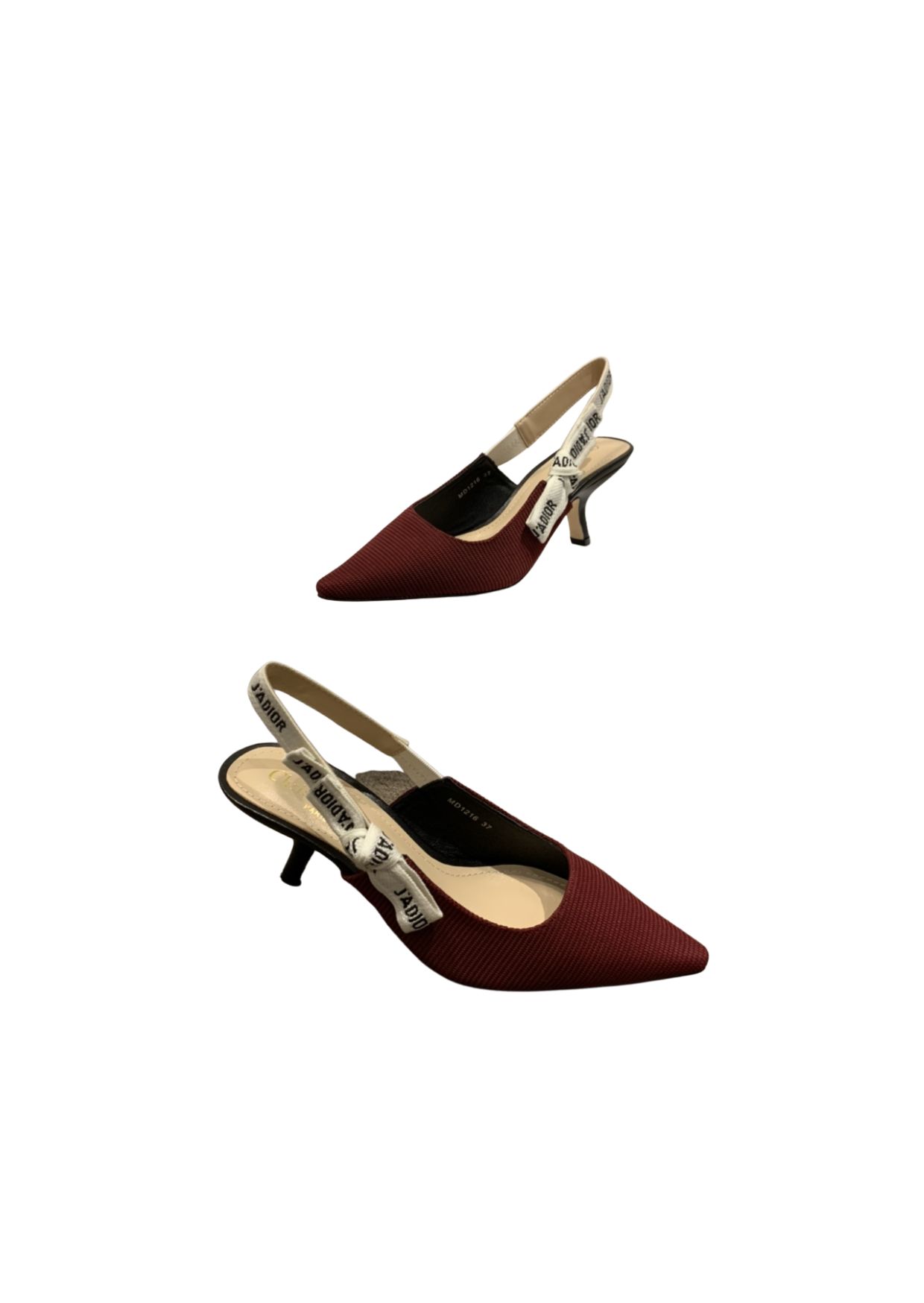 Dior CD J’Adior Slingback Pump Red For Women 2.6 in / 6.5 cm