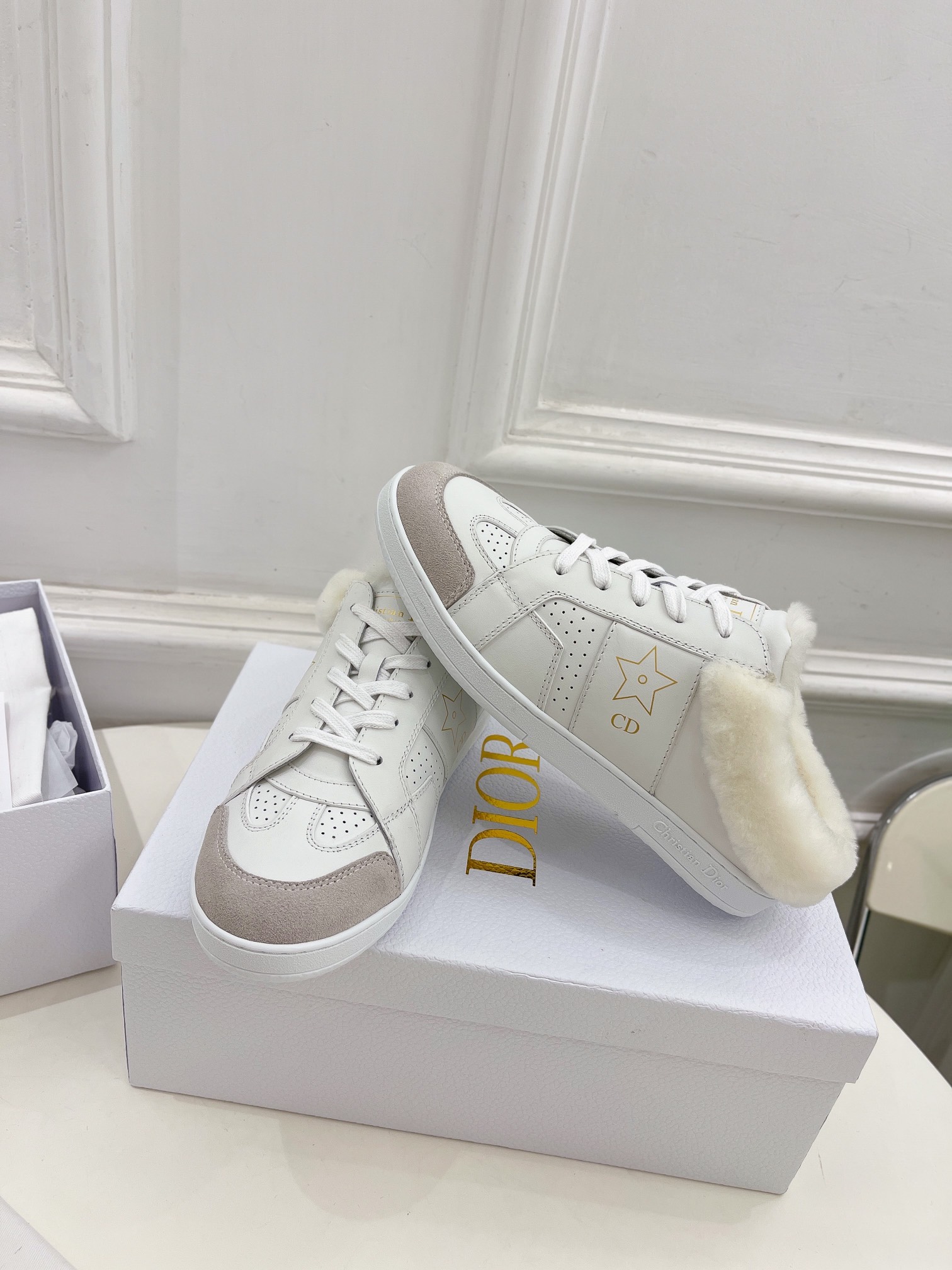 Dior CD Star Sneaker White For Women KCK369VES_S09W