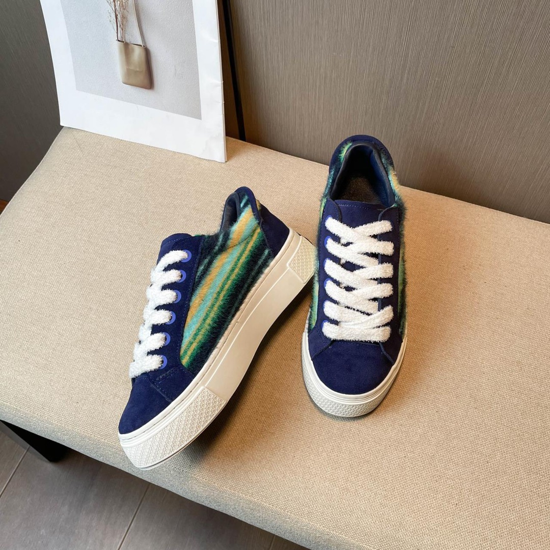 Dior CD Tremaine Emory Dior Denim Tears Sneakers Dark Blue And Multicolor For Women