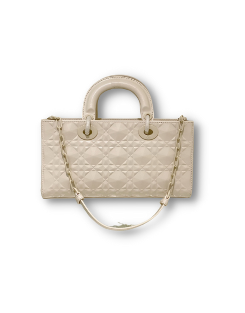 Dior Medium Lady D-joy Bag White/Grey/Beige/Black For Women 10in/26cmONGE_