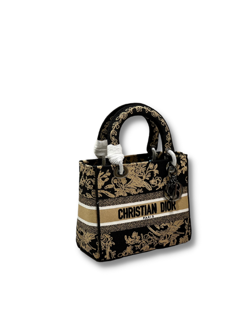 Dior Medium Lady D-Lite Bag Beige For Women 9.5in/24cm