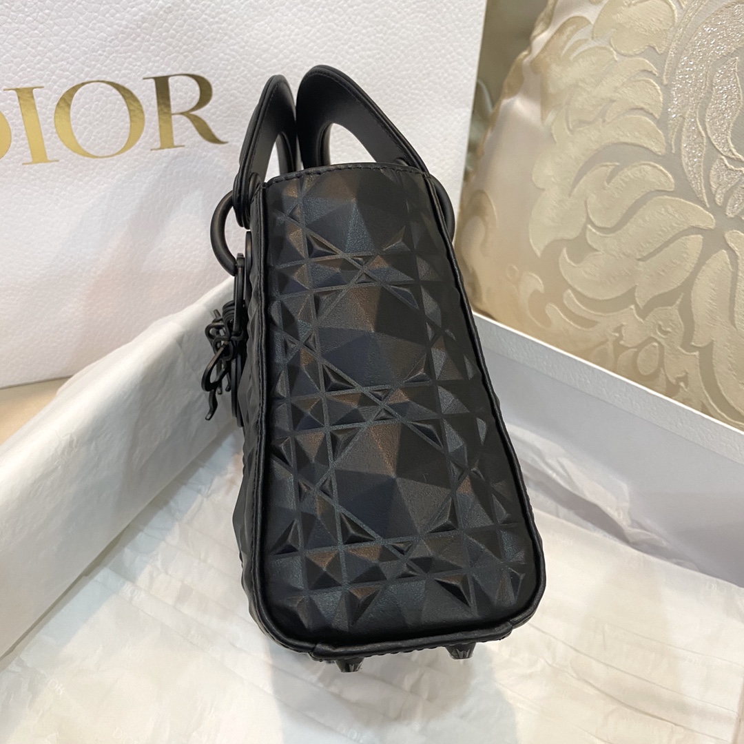 Dior Mini Lady Bag Black/Beige/Grey/White For Women 6.5in/17cmSLOI_