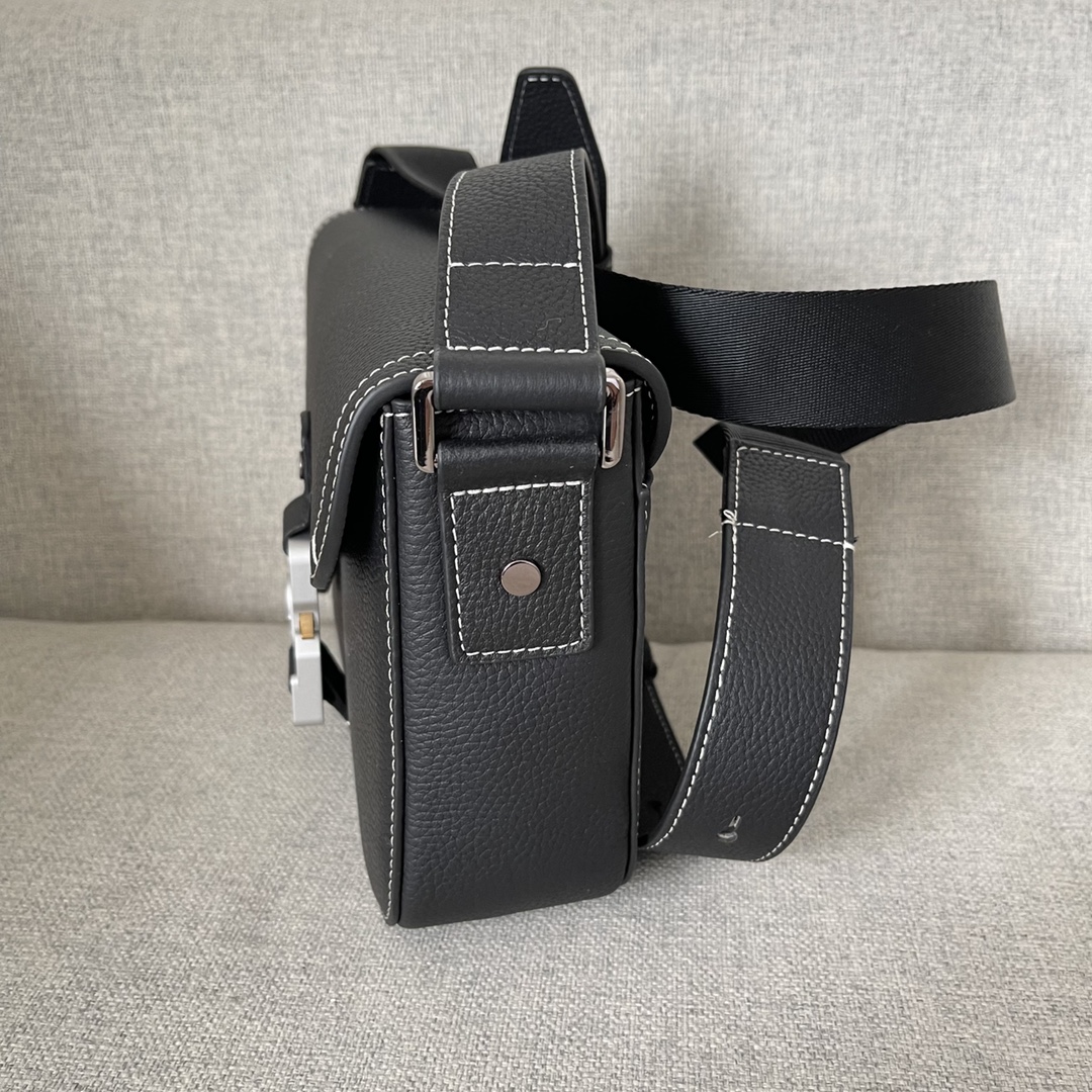 Dior Mini Saddle Bag With Strap Black For Women 9in/23cm 1ADPO049YKK_H00N