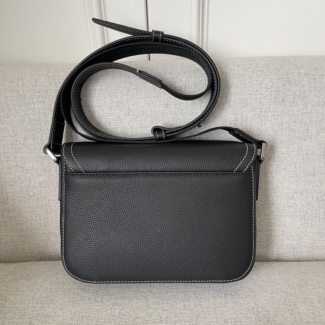 Dior Mini Saddle Bag With Strap Black For Women 9in/23cm 1ADPO049YKK_H00N