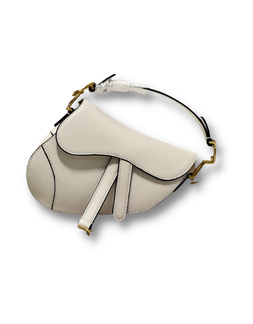 Dior Mini Saddle Bag With Strap White/Blue/Beige/Black For Women 7.5in/19cm