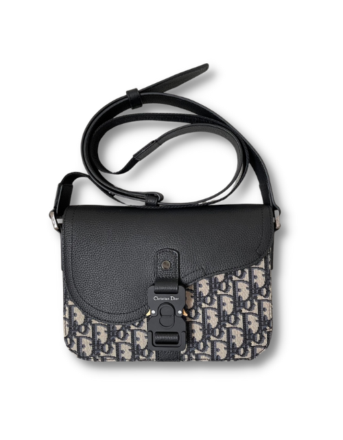 Dior Mini Saddle Saddle Bag With Shoulder Strap Beige For Women 9in/23cm 1ADPO049YKS_H27E