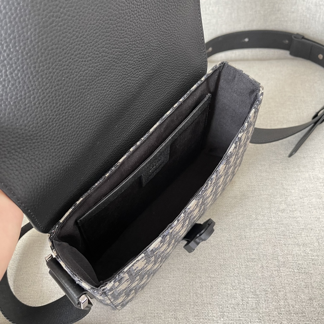 Dior Mini Saddle Saddle Bag With Shoulder Strap Beige For Women 9in/23cm 1ADPO049YKS_H27E