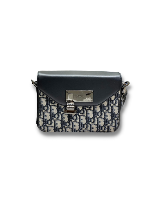 Dior Oblique Messenger Pouch Beige For Women 7.5in/19cm 1LXPO214UCT_H28E