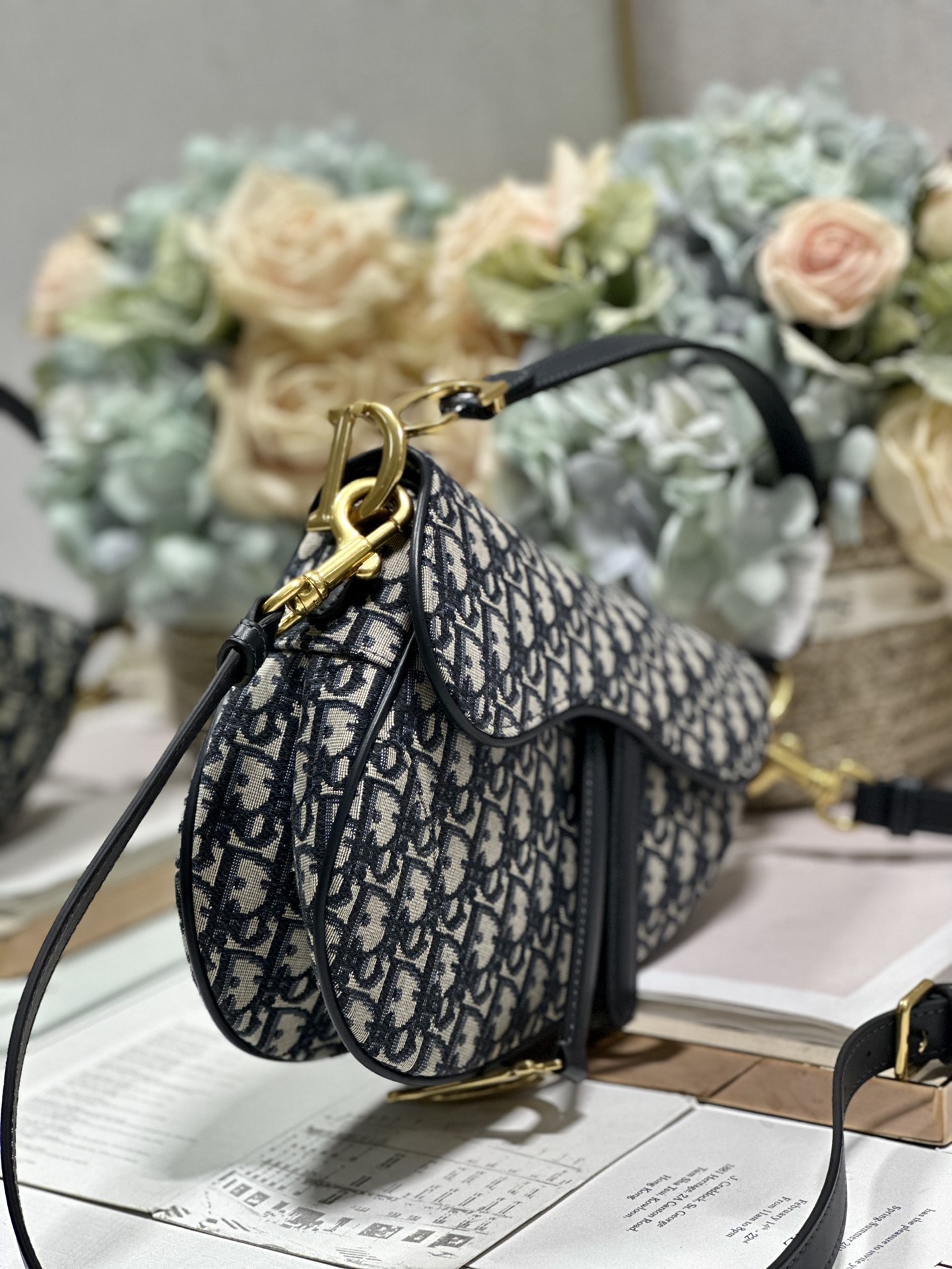 Dior Saddle Bag With Strap Beige For Women 10in/25.5cmCTZQ_