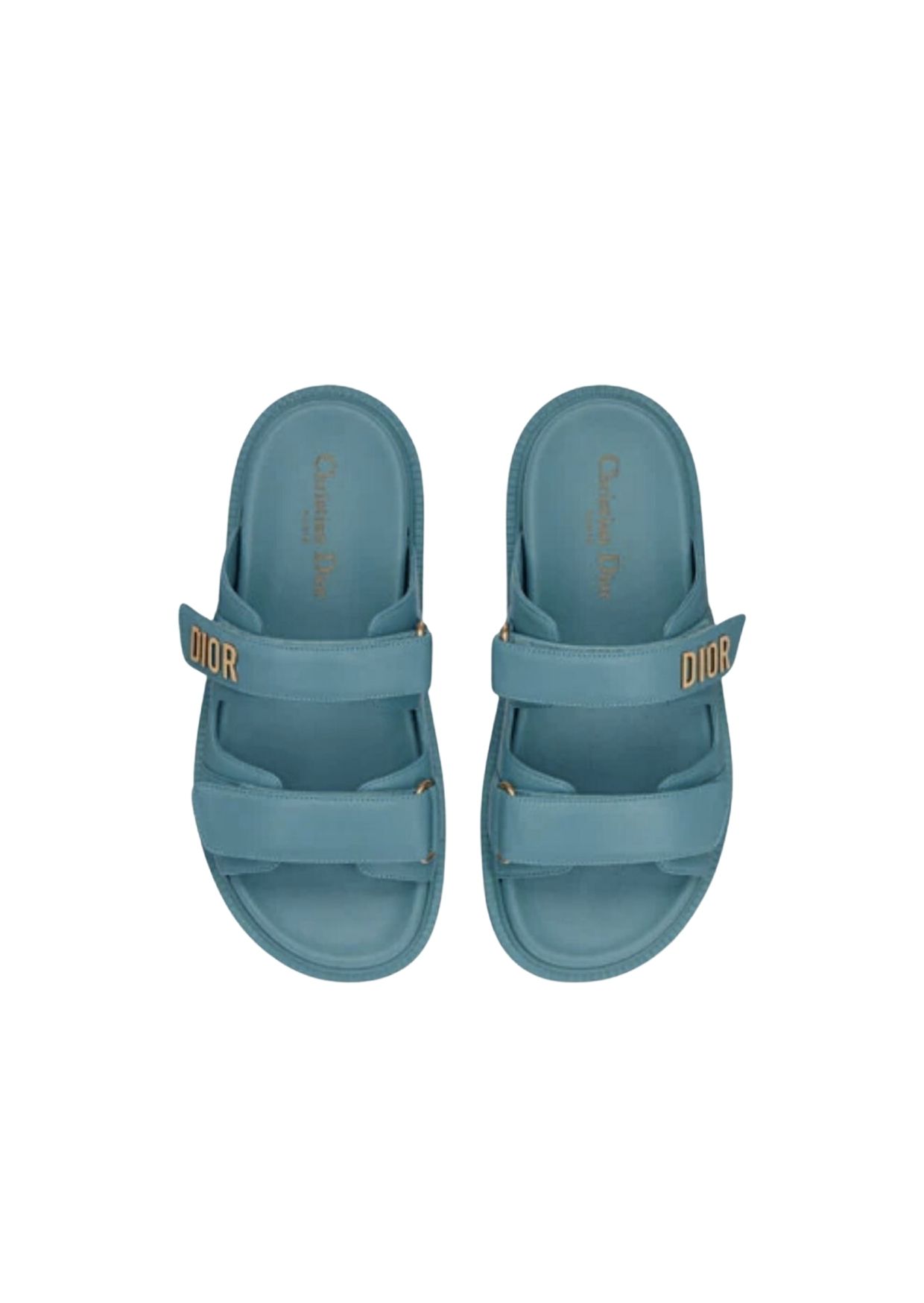 Dior Slide Blue Lambskin Blue For Women KCQ718LAB_S71B