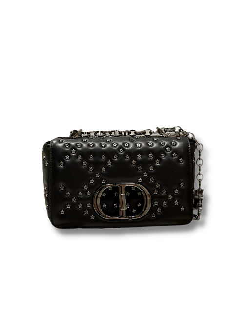 Dior Small Caro Bag Black/White For Women 8in/20cm
