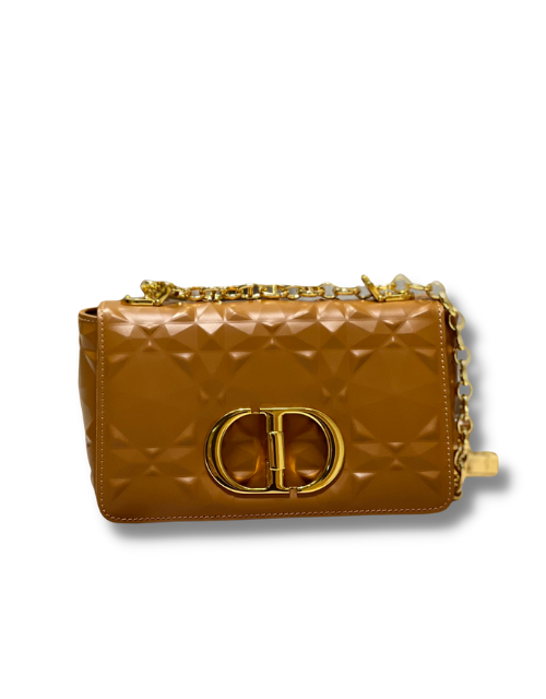 Dior Small Caro Bag Brown/Black/Grey/White For Women 8in/20cm