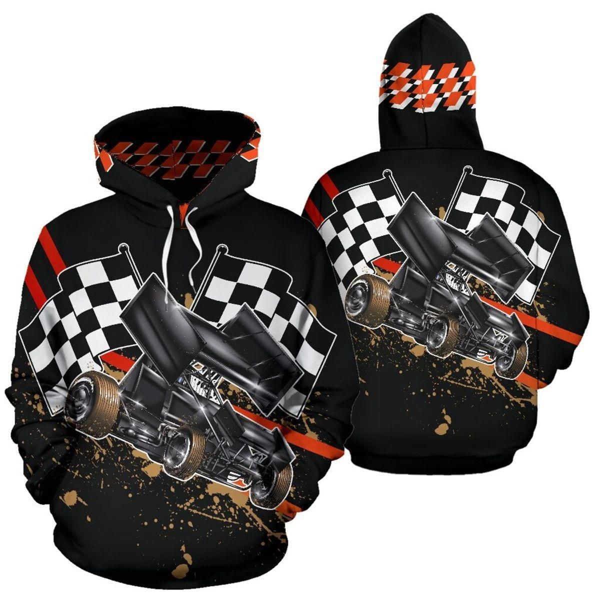 Dirt racing for fans 3D Hoodie