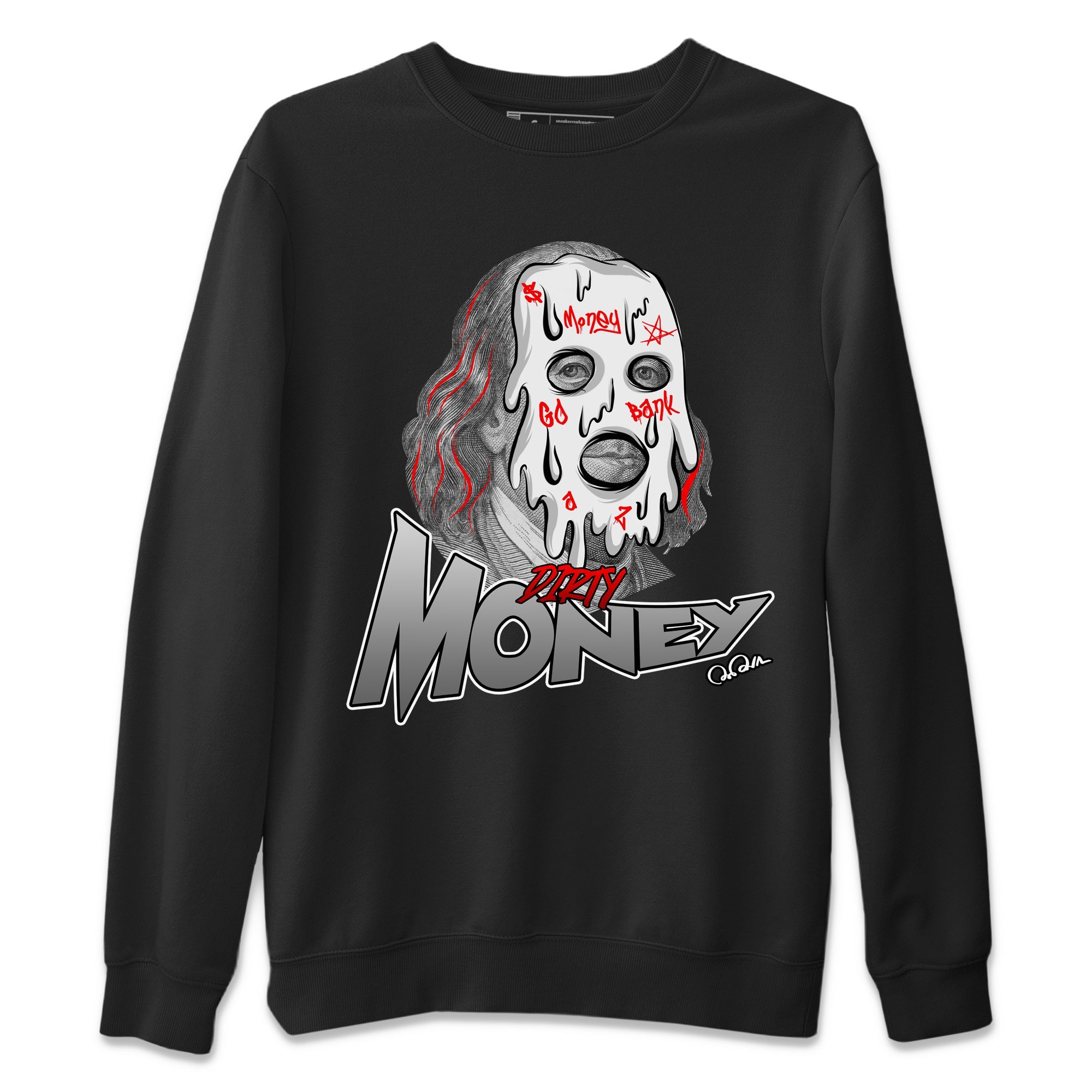 Dirty Money Unisex Sweater – Air Jordan 13 Wolf Grey, Sneakers Matching Sweater