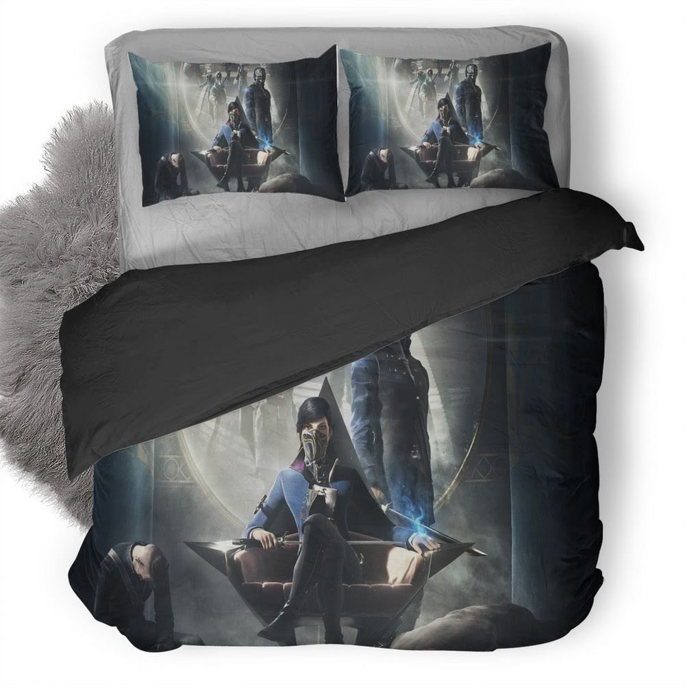 Dishonored 3D Customized Duvet Cover Bedding Set