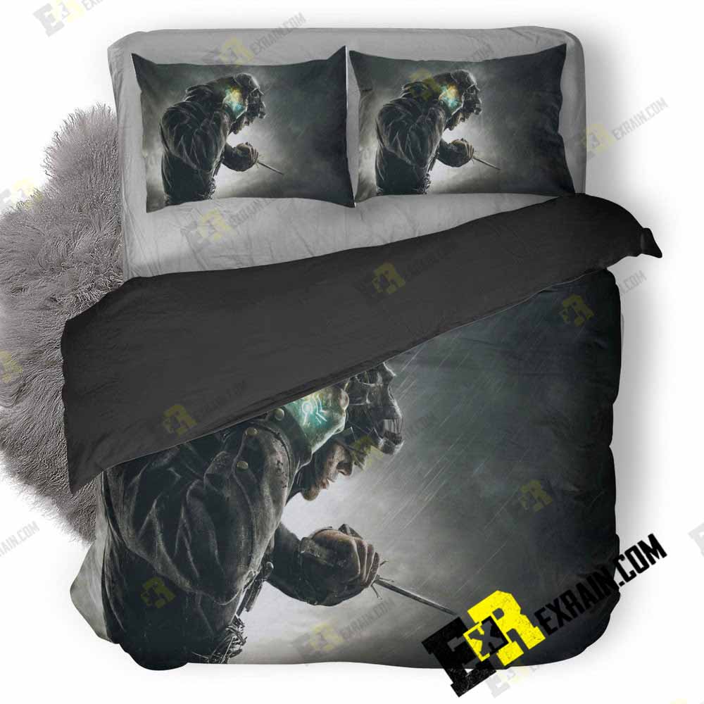 Dishonored Corvo Skull Mask 3D Customized Duvet Cover Bedding Set