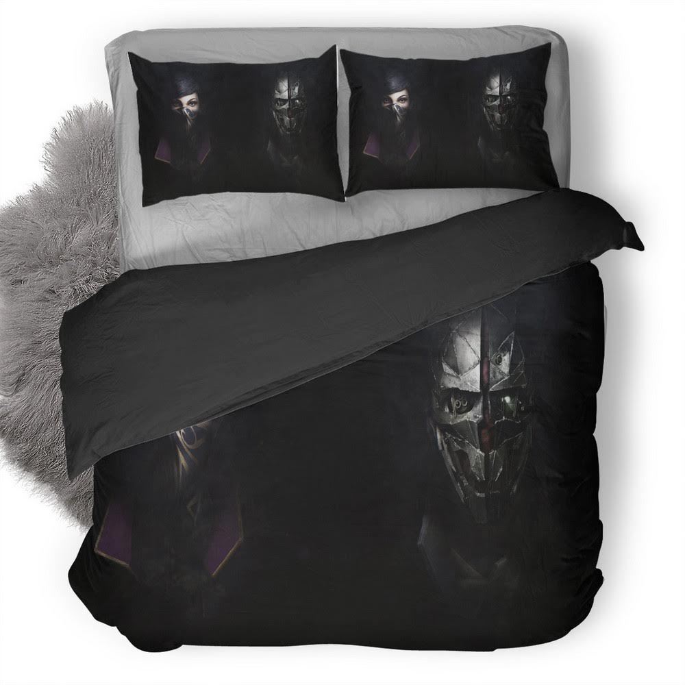 Dishonored Emily And Corvo 3D Customized Duvet Cover Bedding Set