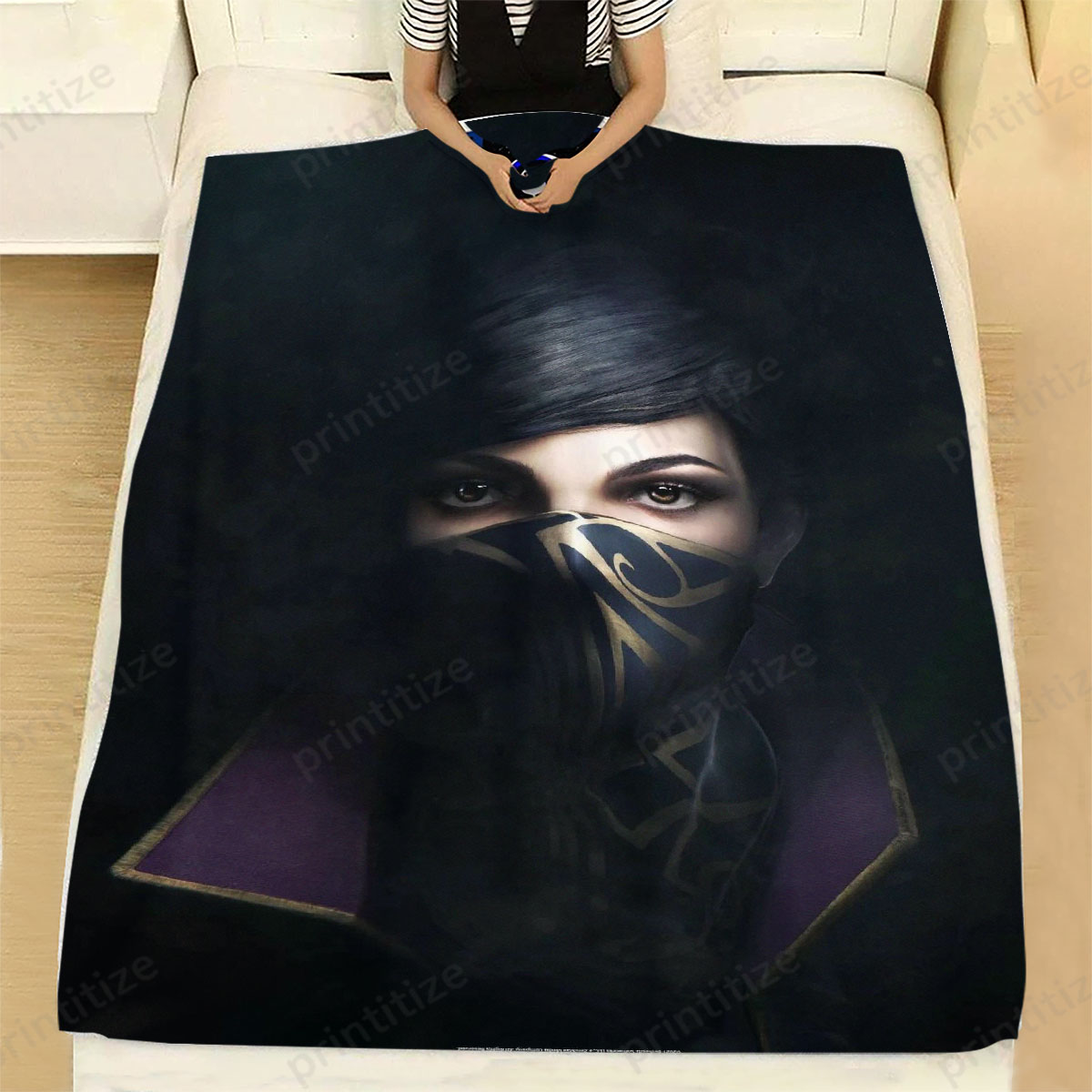 Dishonored Emily Kaldwin Fleece Blanket