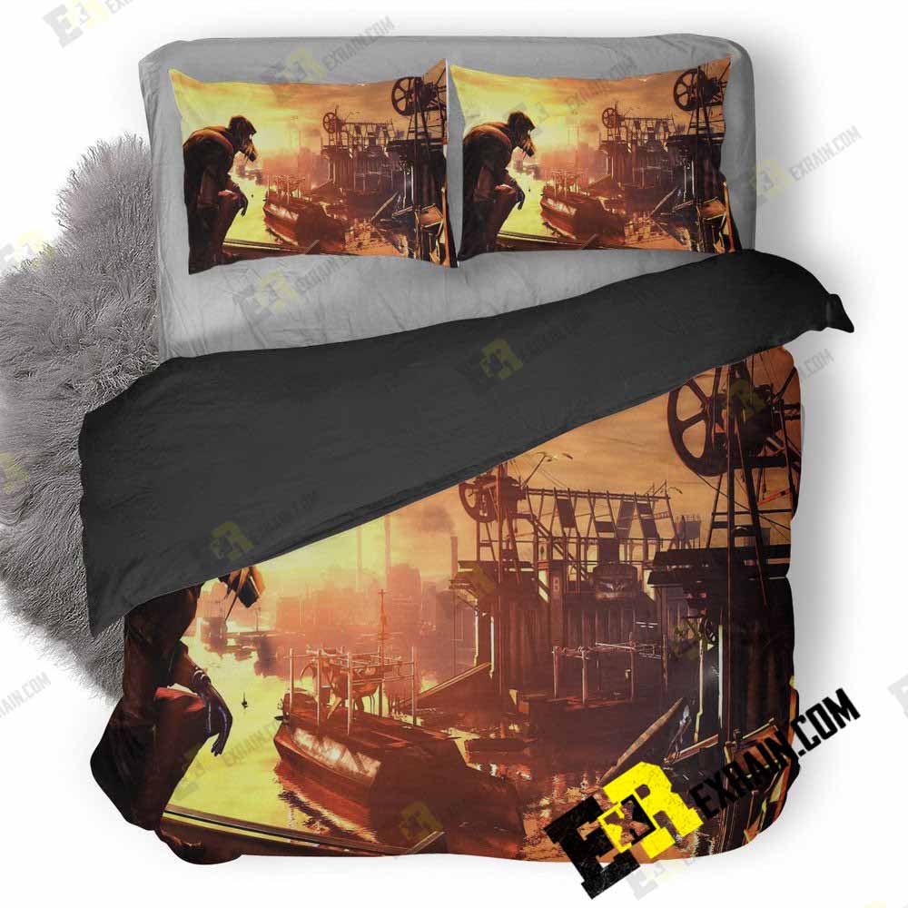 Dishonored Graphics Wallpaper 3D Customized Duvet Cover Bedding Set