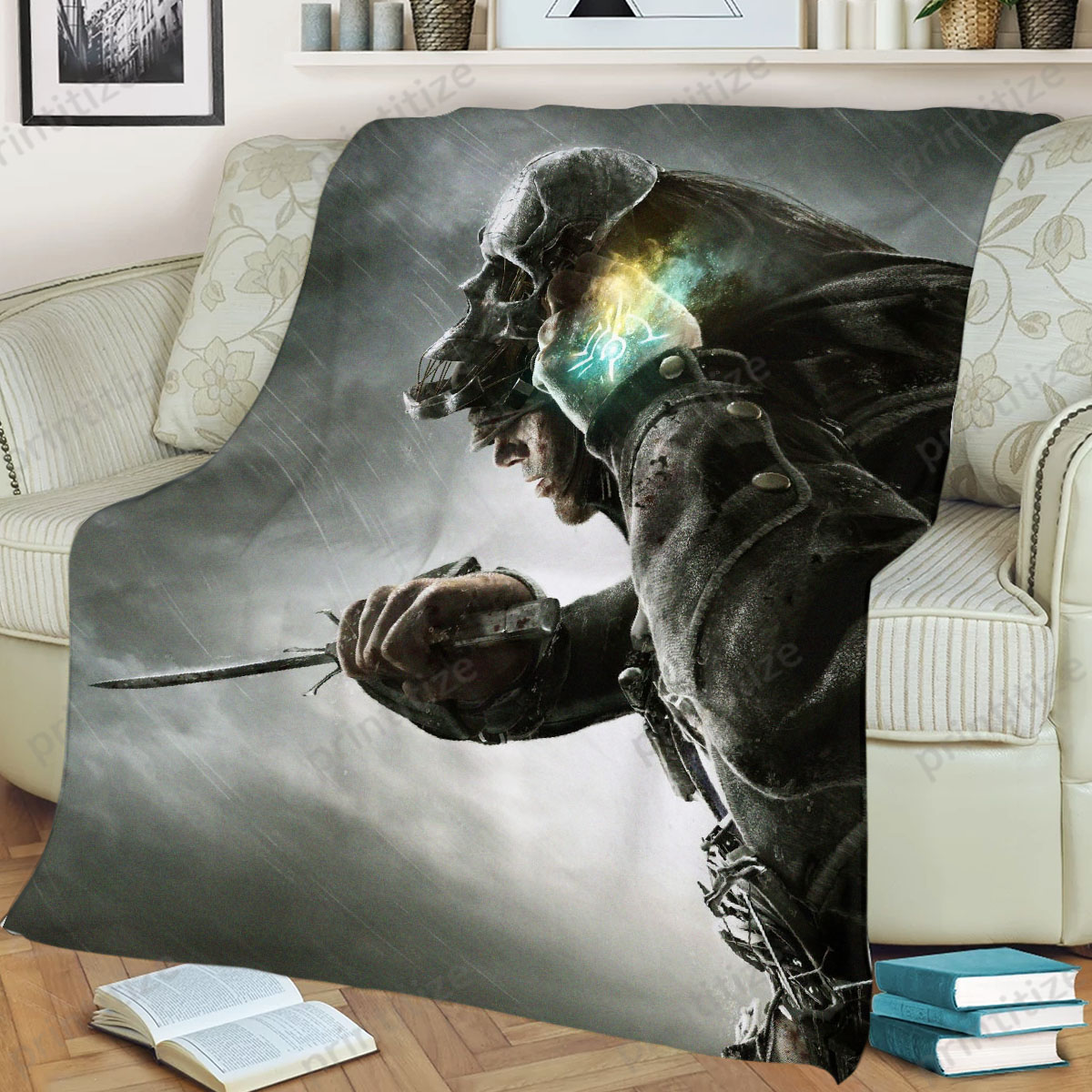 Dishonored Mark Of The Outsider Fleece Blanket
