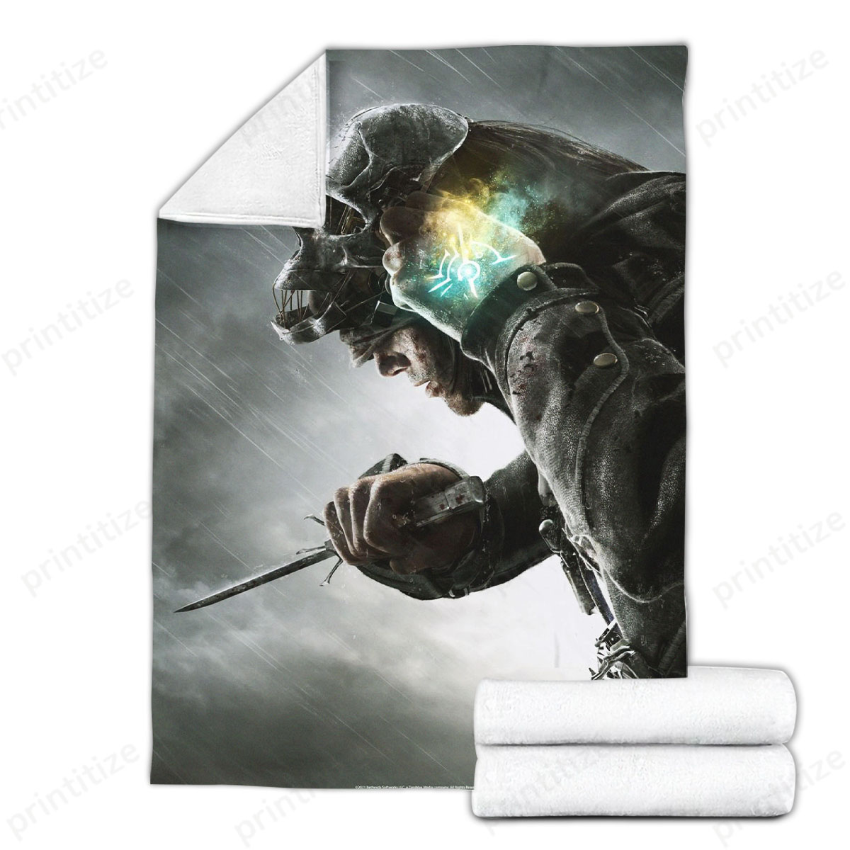 Dishonored Mark Of The Outsider Fleece Blanket