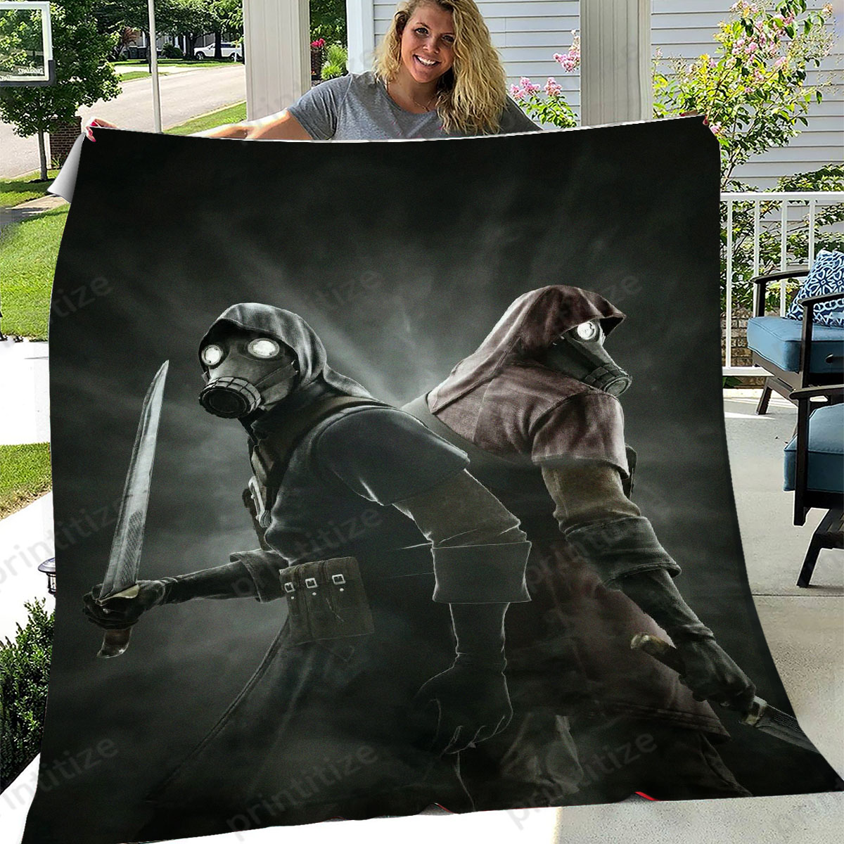 Dishonored The Whalers Fleece Blanket