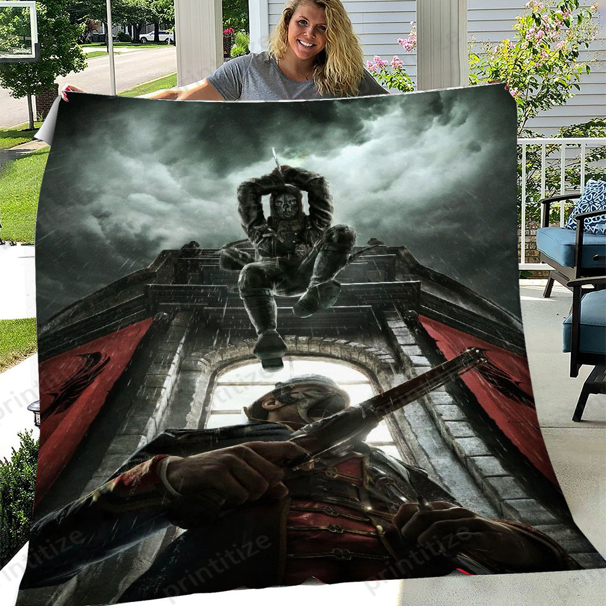 Dishonored Unexpected Fleece Blanket