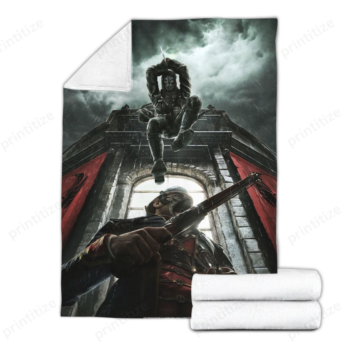 Dishonored Unexpected Fleece Blanket