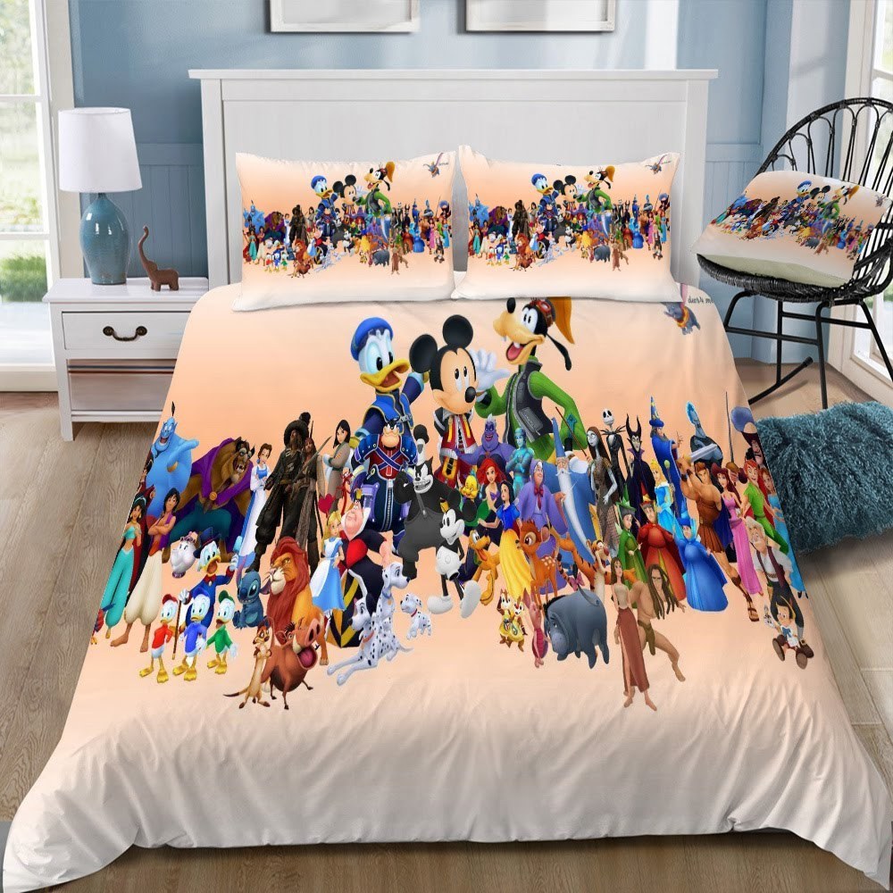 Disney 109 3D Customized Duvet Cover Bedding Set