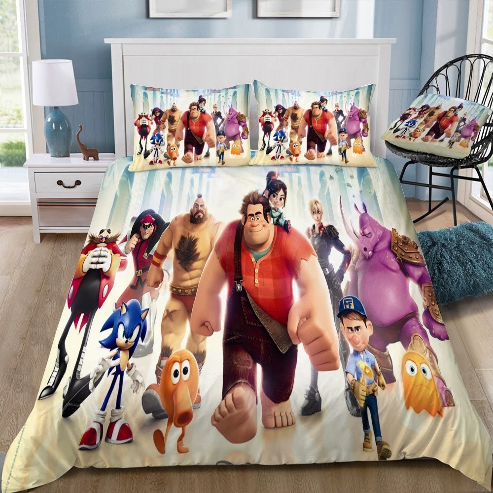Disney 126 3D Customized Duvet Cover Bedding Set