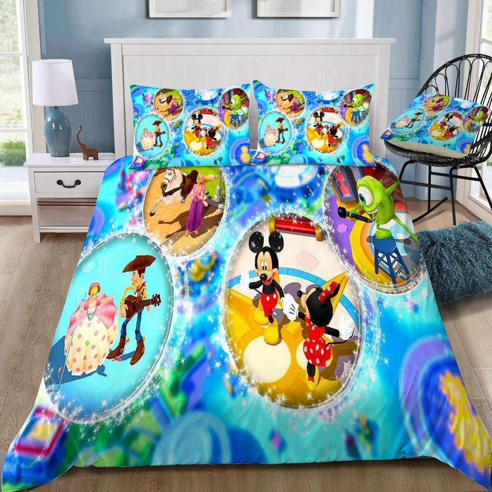 Disney 19 3D Customized Duvet Cover Bedding Set