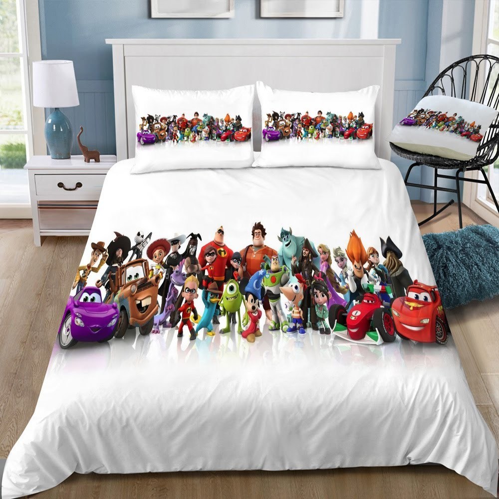 Disney 27 3D Customized Duvet Cover Bedding Set