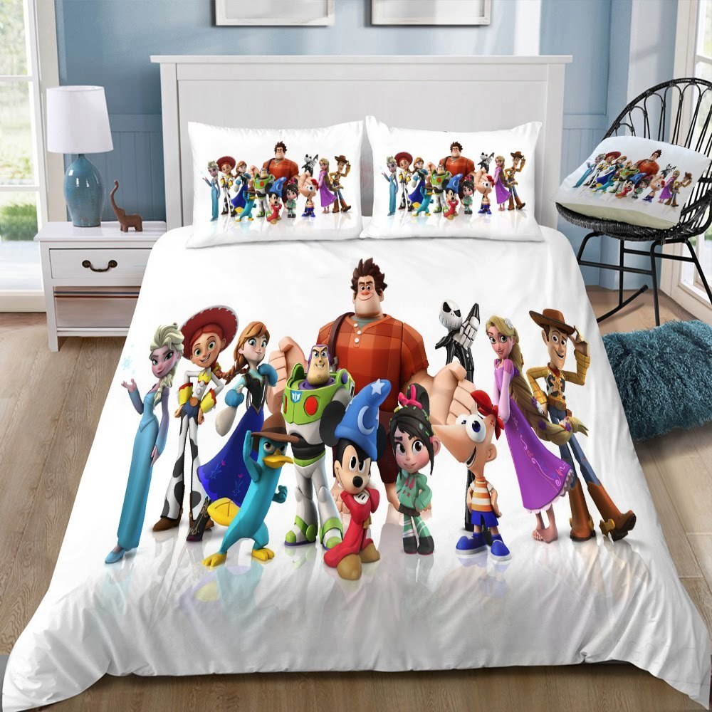 Disney 33 3D Customized Duvet Cover Bedding Set