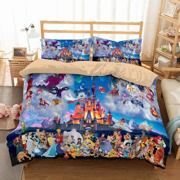 Disney 3D Customized Duvet Cover Bedding Set