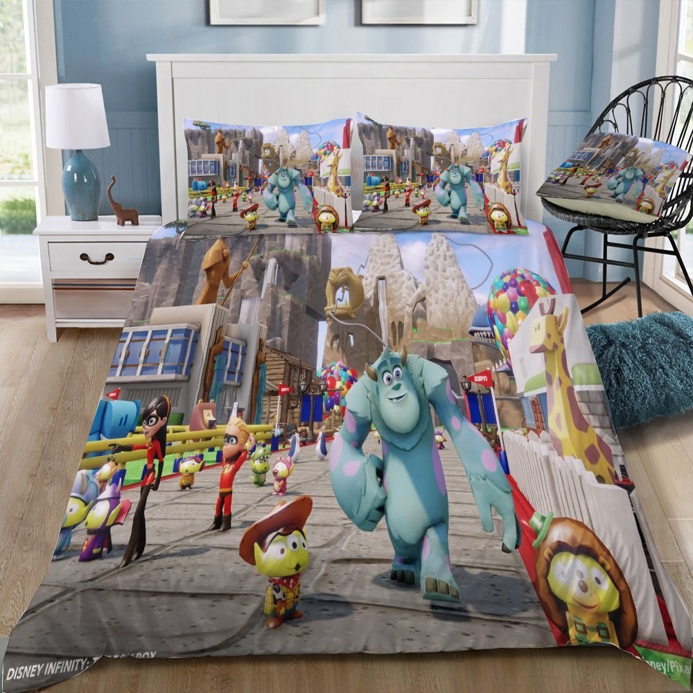 Disney 3D Customized Duvet Cover Bedding Set