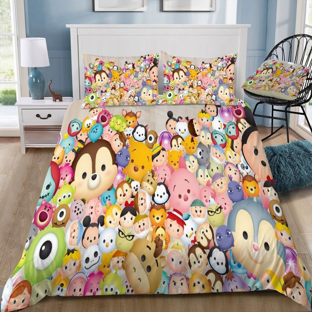 Disney 72 3D Customized Duvet Cover Bedding Set