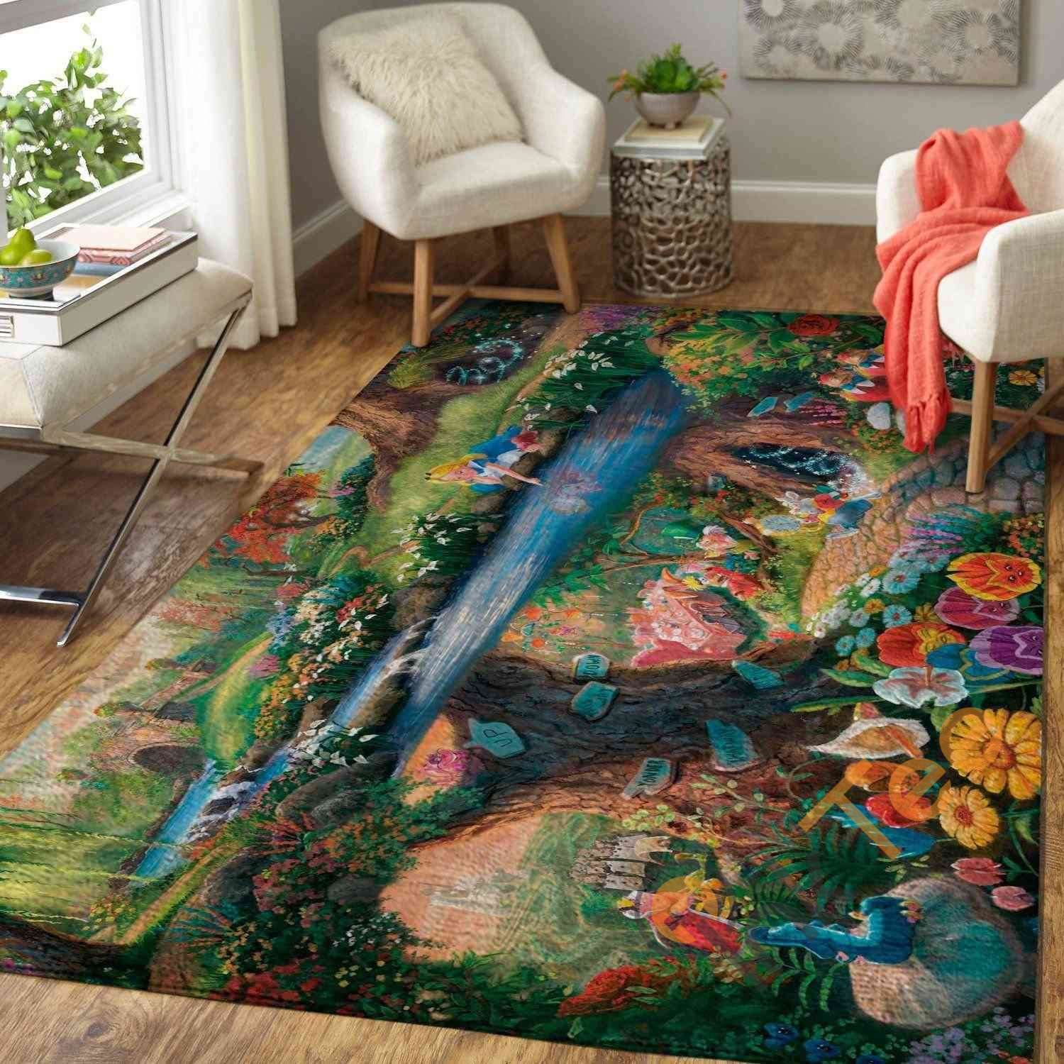 Disney Alice In Wonderland Area Rectangle Rug