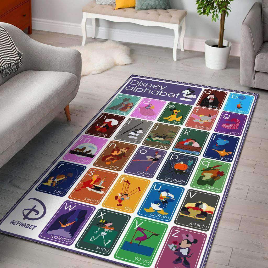 Disney Alphabet Area Limited Edition Rectangle Rug