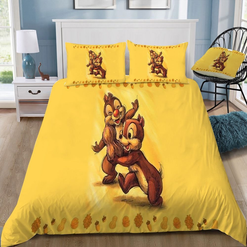 Disney Alvin And The Chipmunks 3D Customized Duvet Cover Bedding Set
