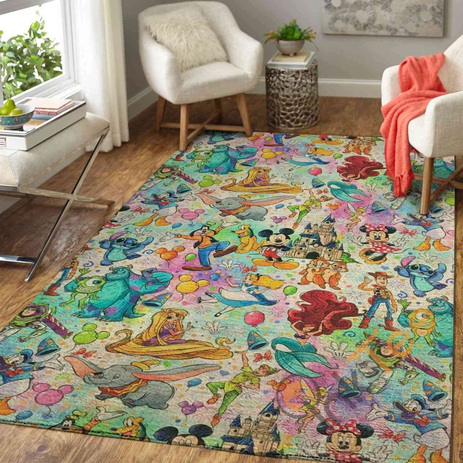Disney area Rectangle Rug