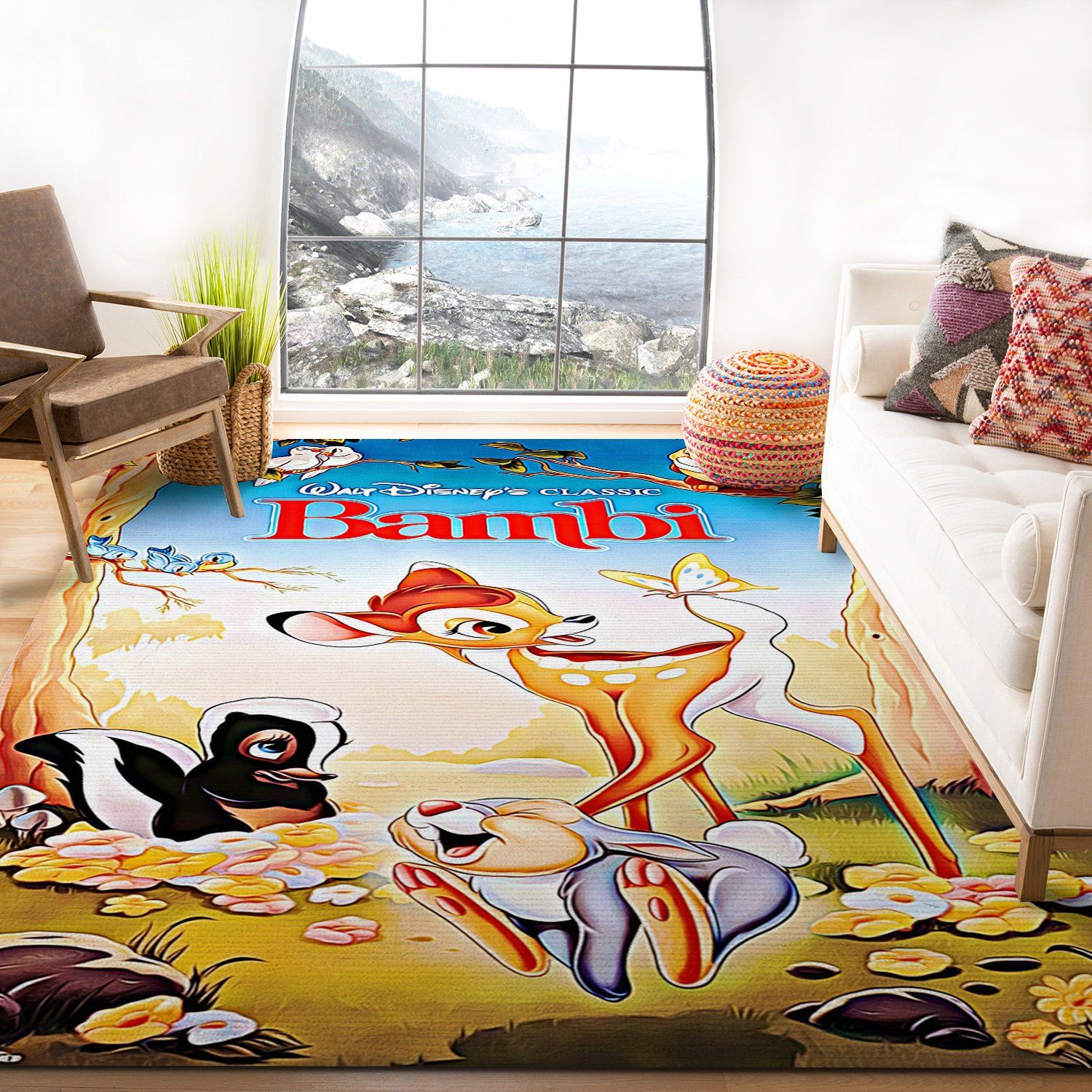 Disney Bambi Rectangle Rug – Custom Size And Printing