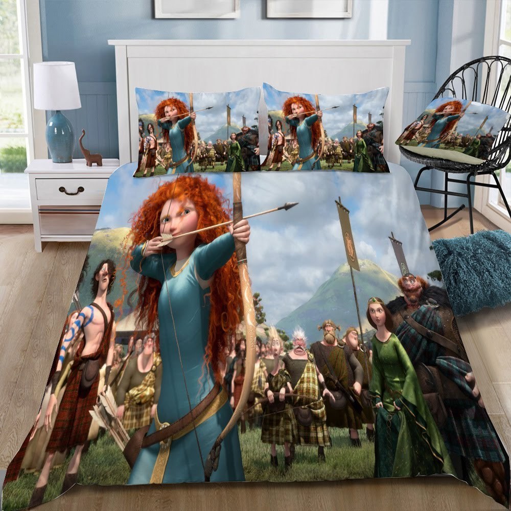 Disney Brave 3D Customized Duvet Cover Bedding Set