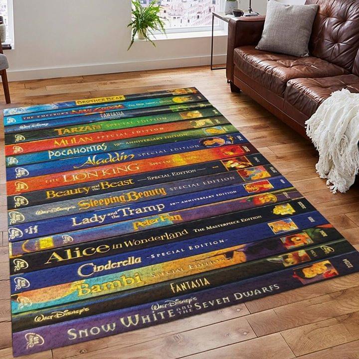 Disney Cartoon Box Set Collection Fan Limited Edition Rectangle Rug